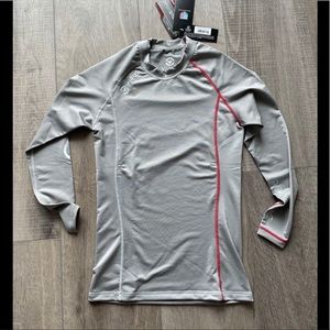 Virus SiO3 Long Sleeve Compression Shirt in Gray Size XS